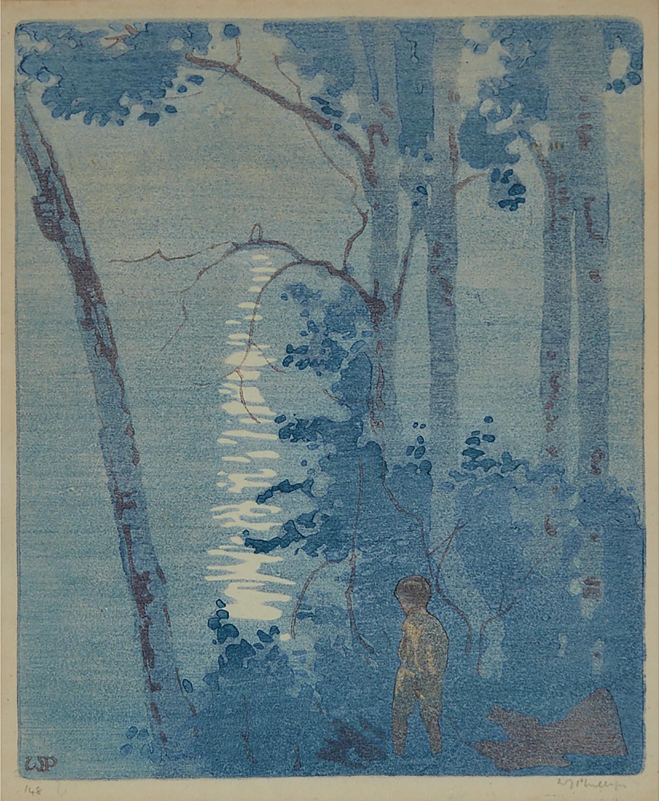 Walter Joseph (W.J.) Phillips (1884-1963) - Boy And Lake
