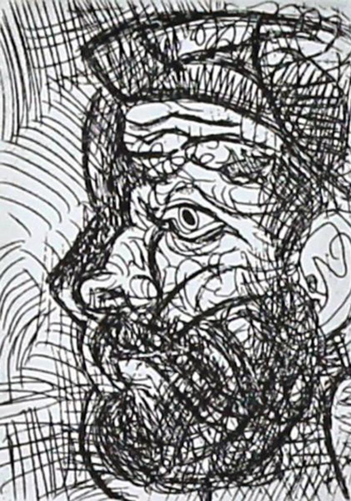 Pablo Ruiz Picasso (1881-1973) - Barbu De Profil; 1968