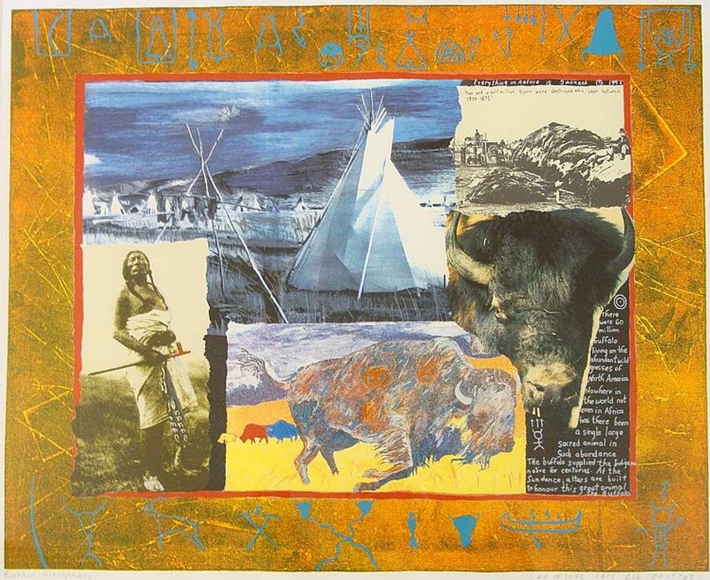 Jane Ash Poitras (1951) - BUFFALO HIEROPHANY