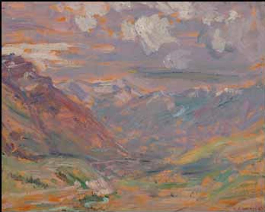 Alexander Young (A. Y.) Jackson (1882-1974) - Fraser Valley from Yellowhead