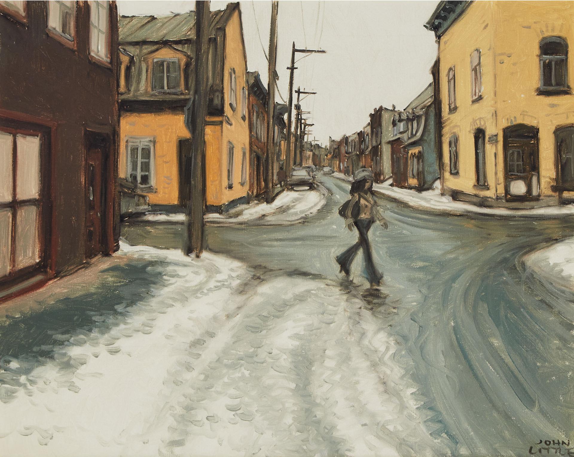John Geoffrey Caruthers Little (1928-2024) - Rue Christophe Colombe - Coin Victoria - Québec, 1974