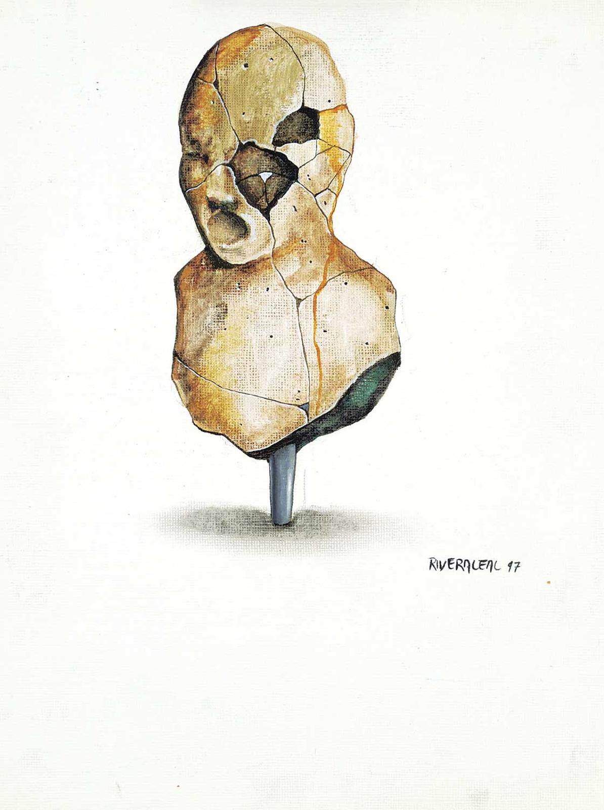 Alejandro Rivera Leal - Untitled - Surreal Bust