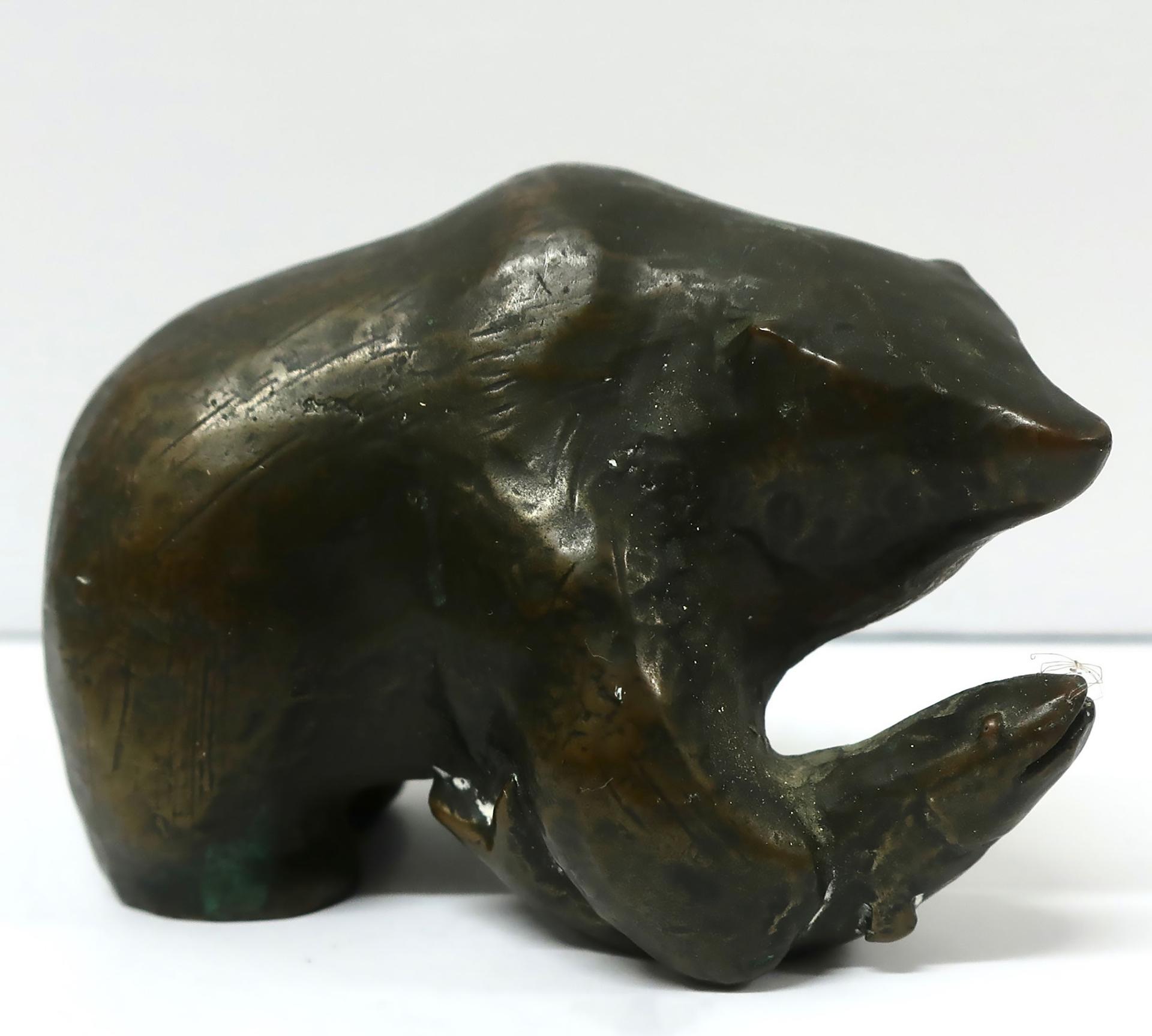 Elford Bradley [E.B.] Cox (1914-2003) - Bear With Fish