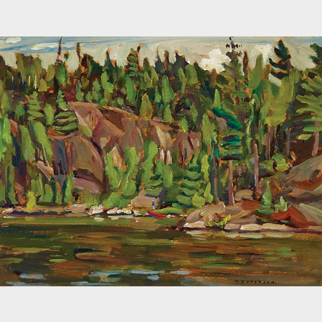 Alexander Young (A. Y.) Jackson (1882-1974) - Algoma Lake, August 1955