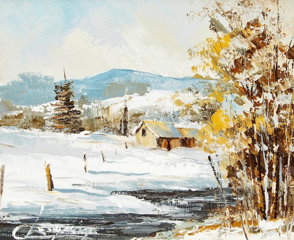 Claude Langevin (1942-2024) - Paysage en hiver