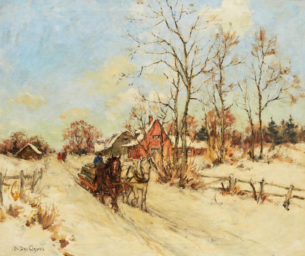 Berthe Des Clayes (1877-1968) - The River Road, Melbourne
