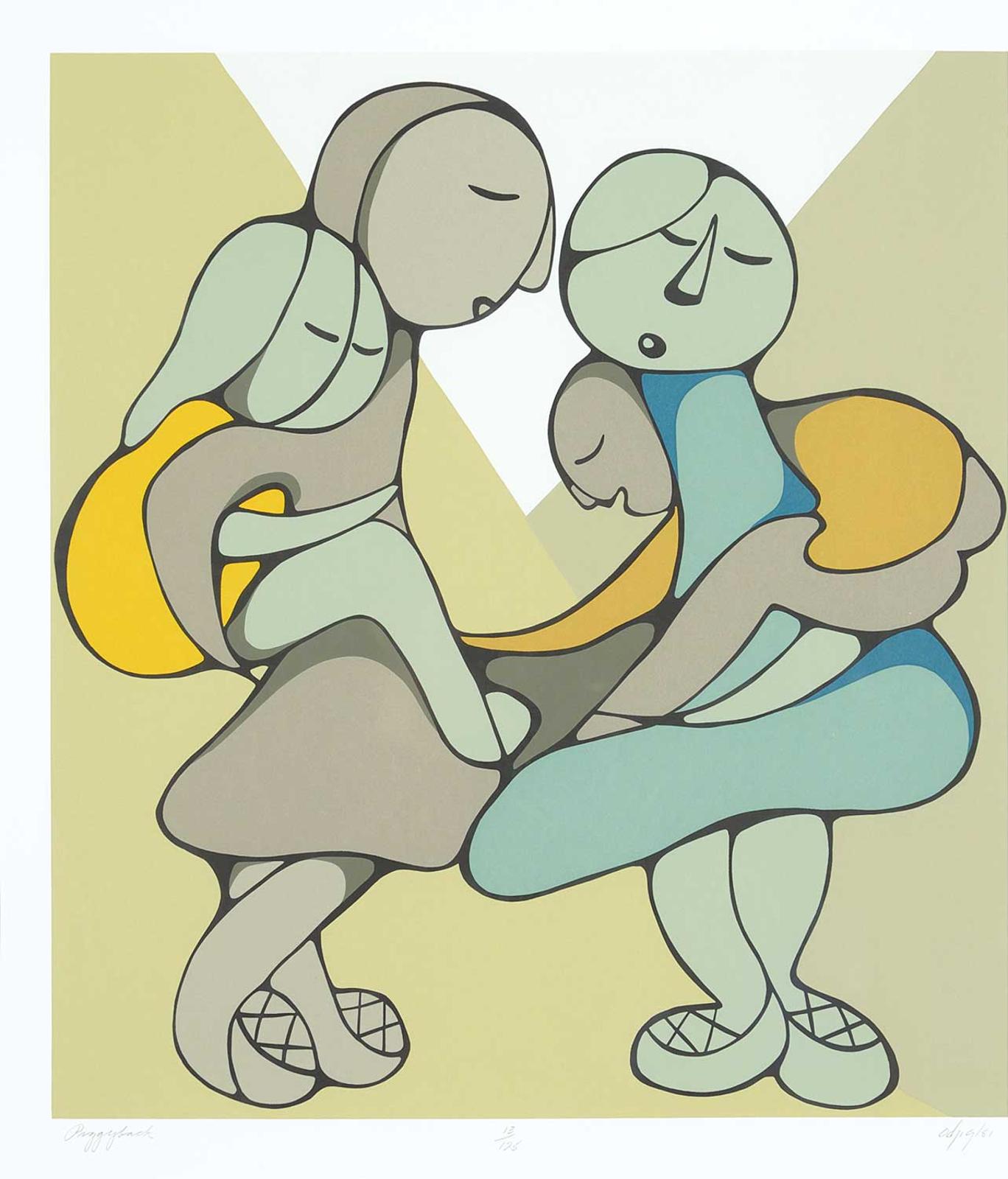 Daphne Odjig (1919-2016) - Piggyback  #13/125