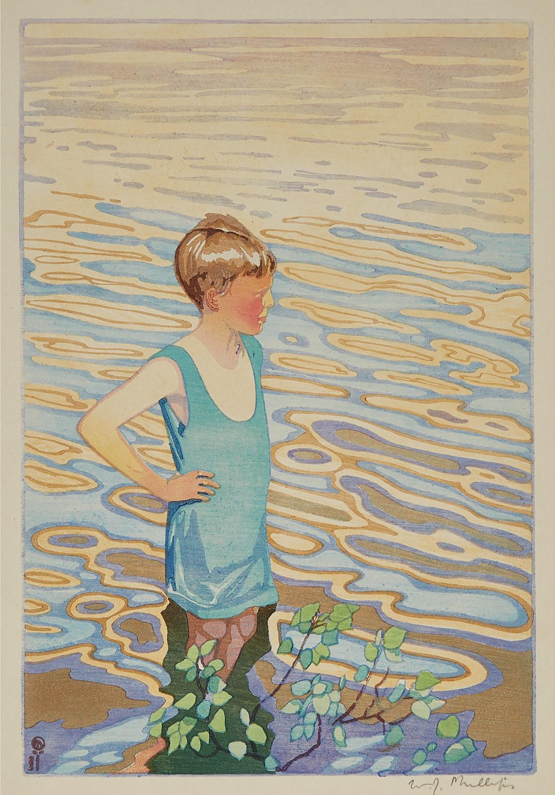 Walter Joseph (W.J.) Phillips (1884-1963) - The Bather, 1923