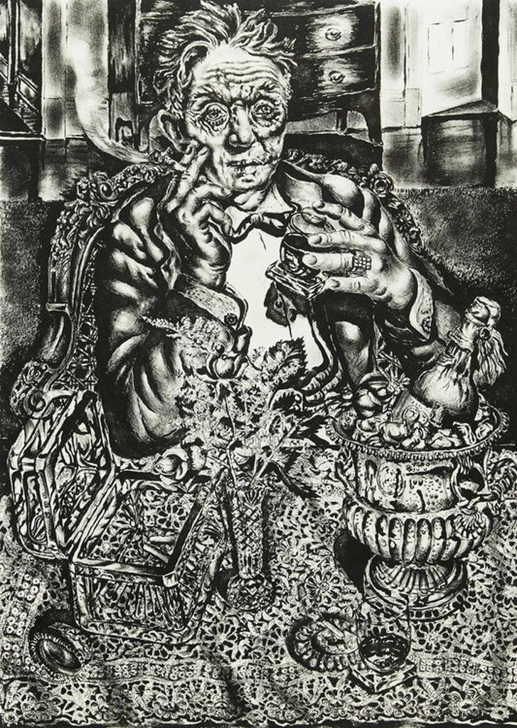 Ivan Le Lorraine Albright (1897-1983) - Self Portrait at 55 East Division Street