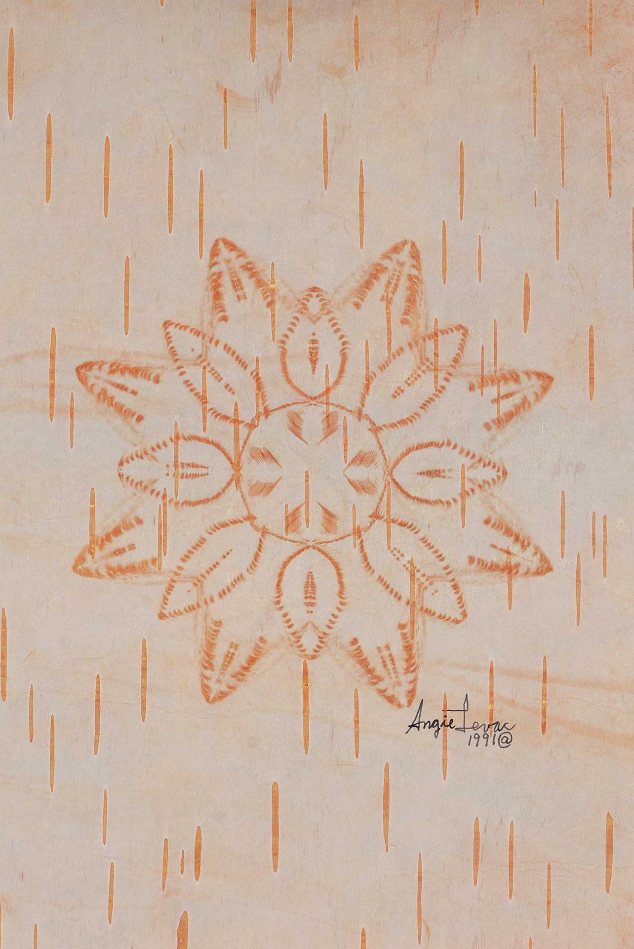 Angelique Merasty Levac - Leaf Pattern Design
