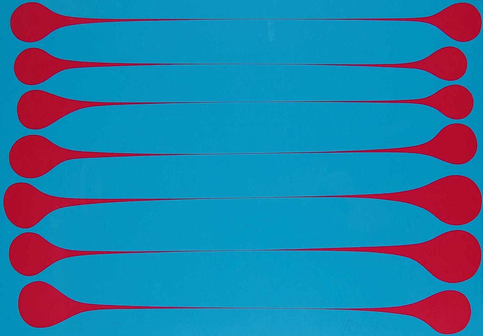 Harold Barling Town (1924-1990) - Untitled - Magenta Stretch  #42-99
