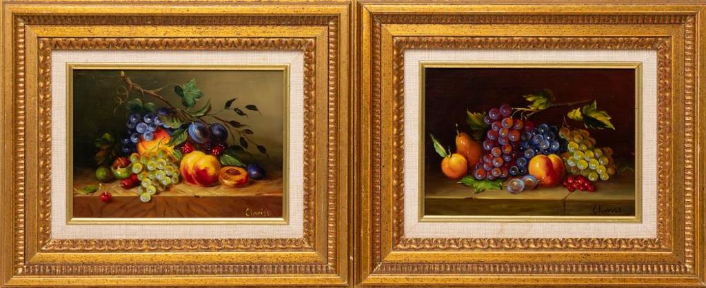 Clariss (1943) - Untitled - Still Life With Plums/Still Life With Pear