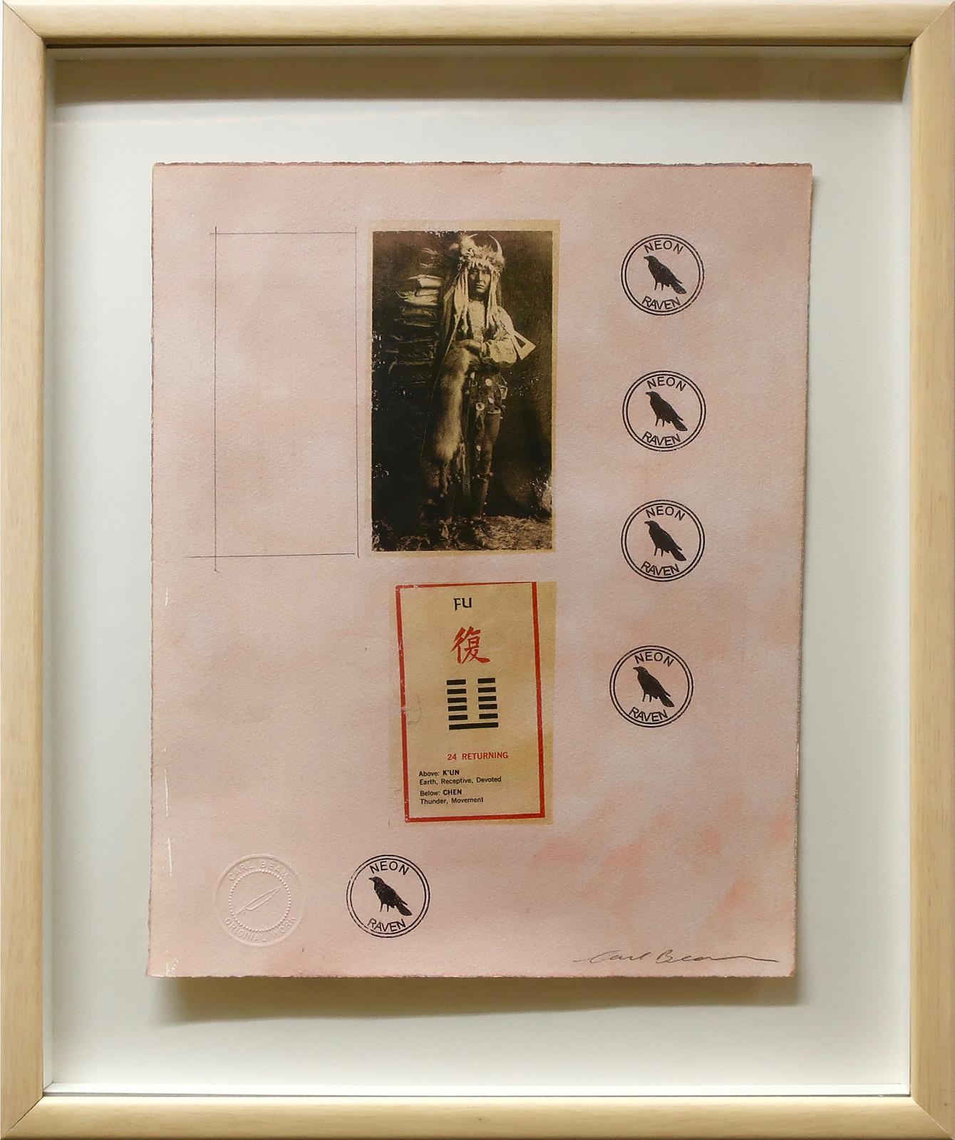 Carl Beam (1943-2005) - Untitled (K'un - Neon Raven)