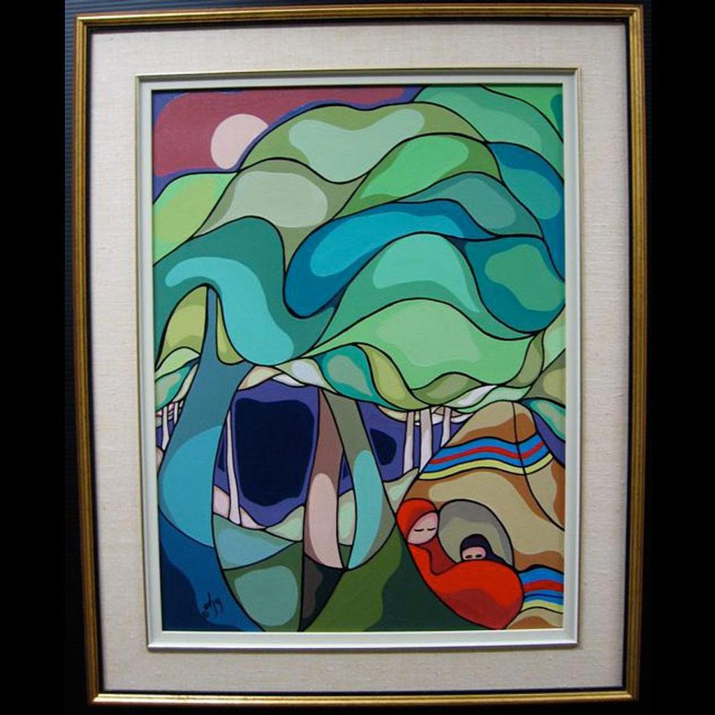 Daphne Odjig (1919-2016) - A Restful Evening