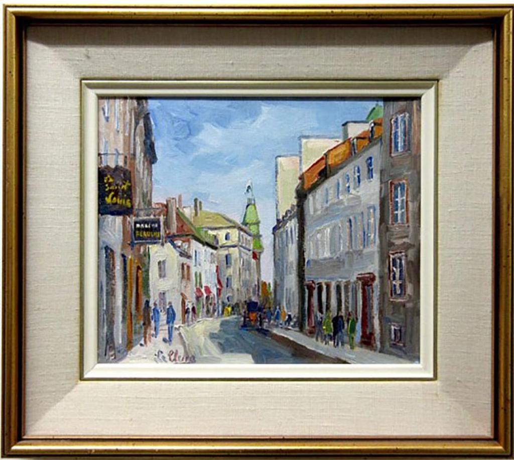 Jeanne D'arc Leclerc (1920-2016) - Rue Saint-Louis, Quebec