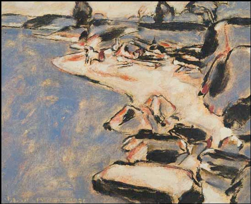 David Browne Milne (1882-1953) - Rocky Shore