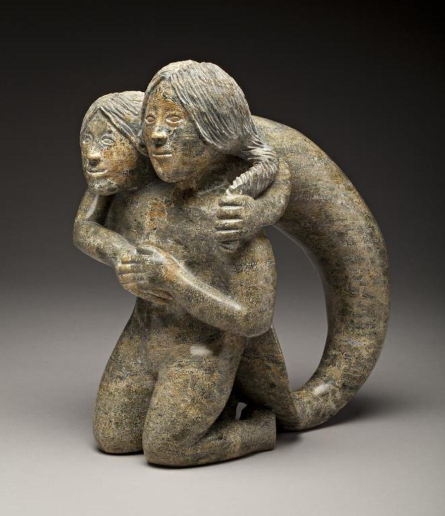 Pitseolak Niviaqsi (1947-2015) - Sea Goddess and Daughter, late 1990s