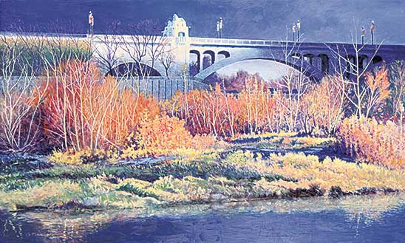 Gilbert A. Flodberg (1938) - Bridge, Evening Light