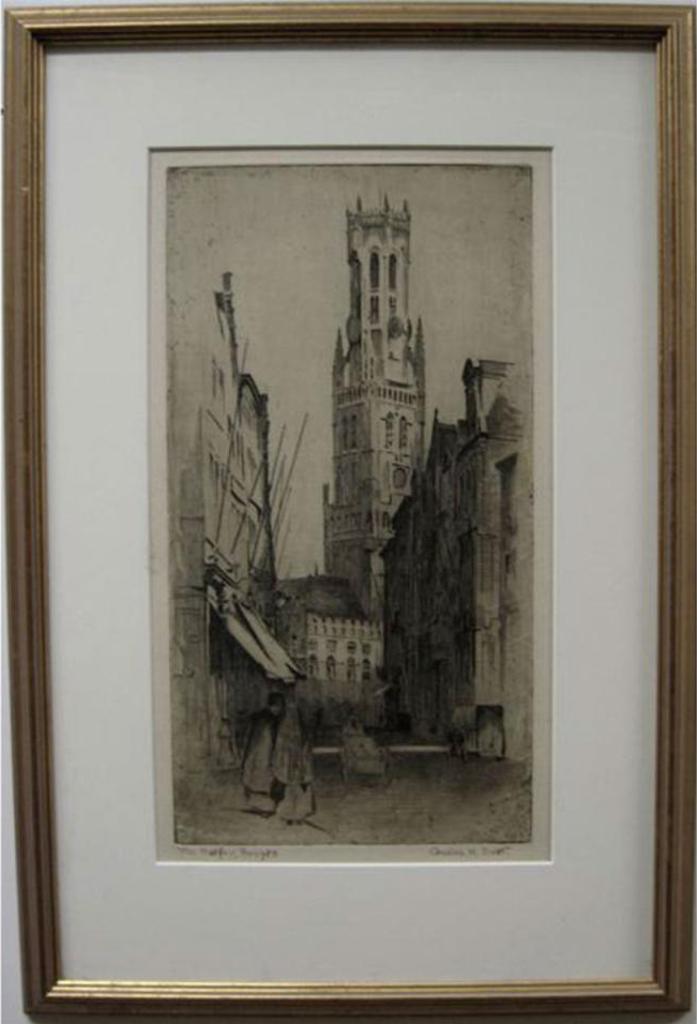 Charles Hepburn Scott (1886-1964) - The Belfry, Bruges