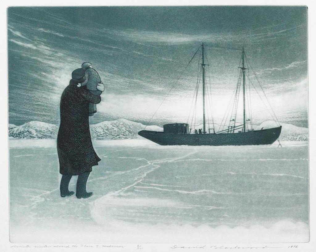 David Lloyd Blackwood (1941-2022) - Winter Visitors Aboard The Flora S. Nickerson