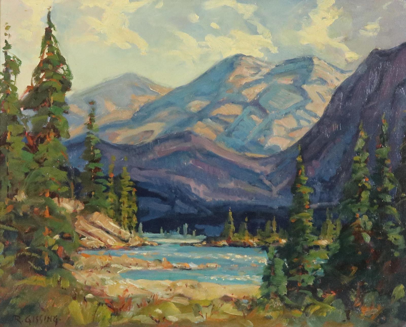 Roland Gissing (1895-1967) - Bow River, Alberta