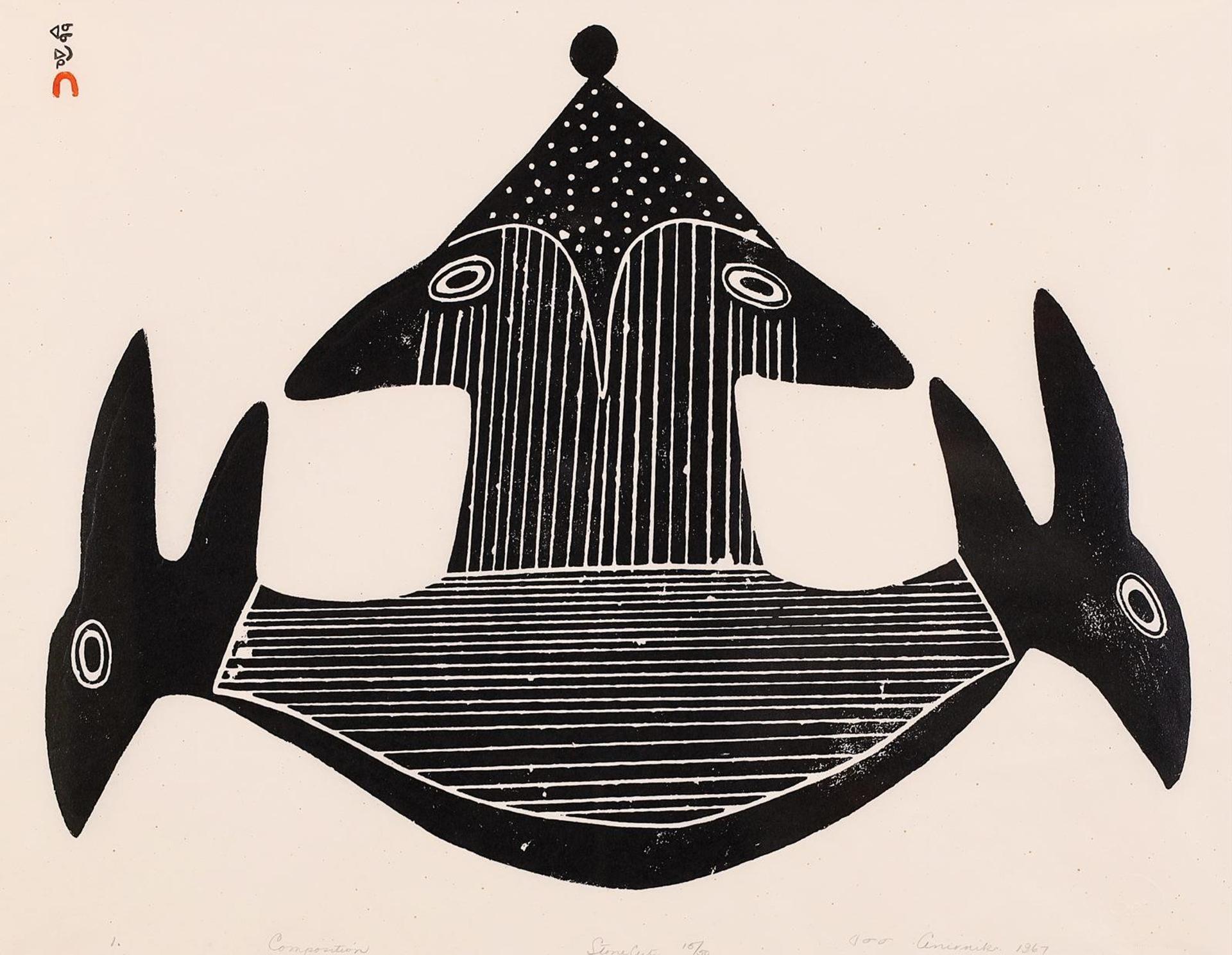 Anirnik Oshuitoq (1902-1983) - Composition; 1967