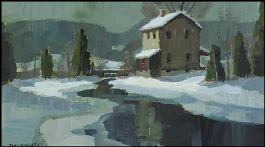 Thomas Keith (Tom) Roberts (1909-1998) - Mill in the Moonlight