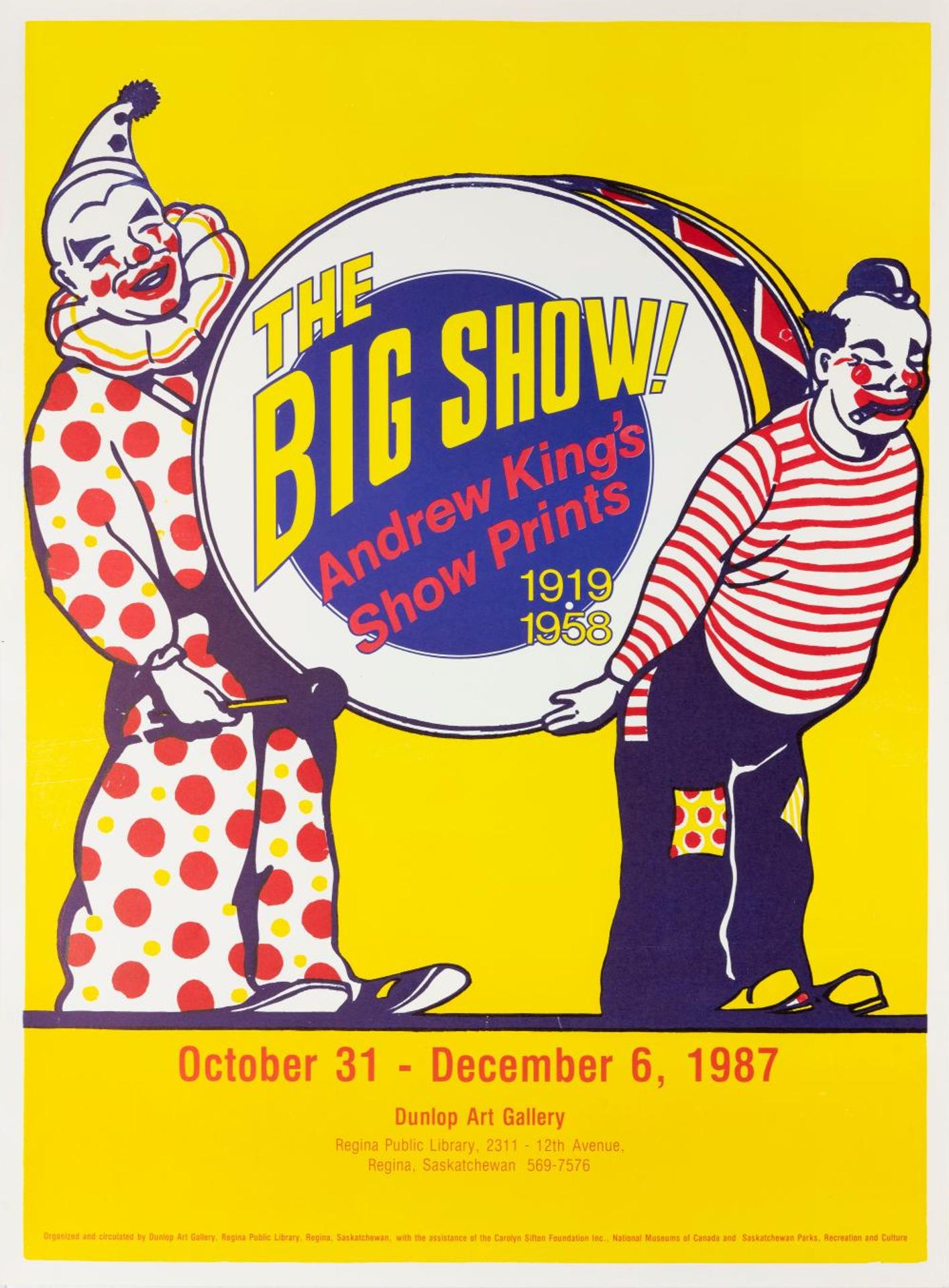 Andrew King (1885-1981) - Dunlop Art Gallery Exhibition Poster