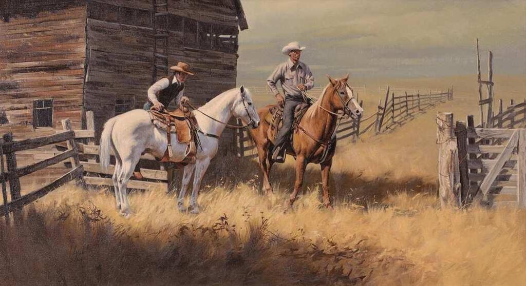 Harold Lloyd Lyon (1930-2020) - Fickys Barn; 1978