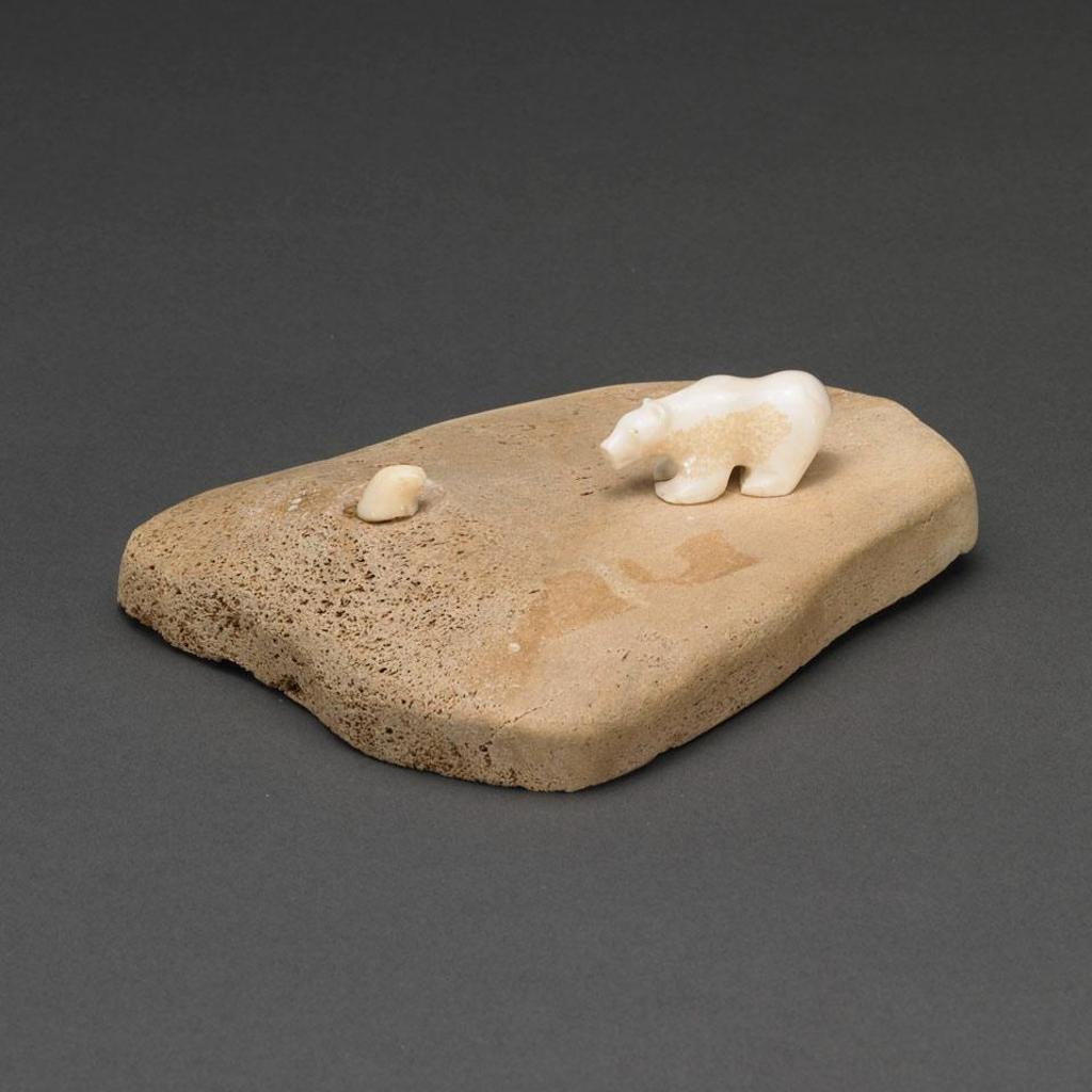 George Nalatok Noah (1968) - Polar Bear And Seal