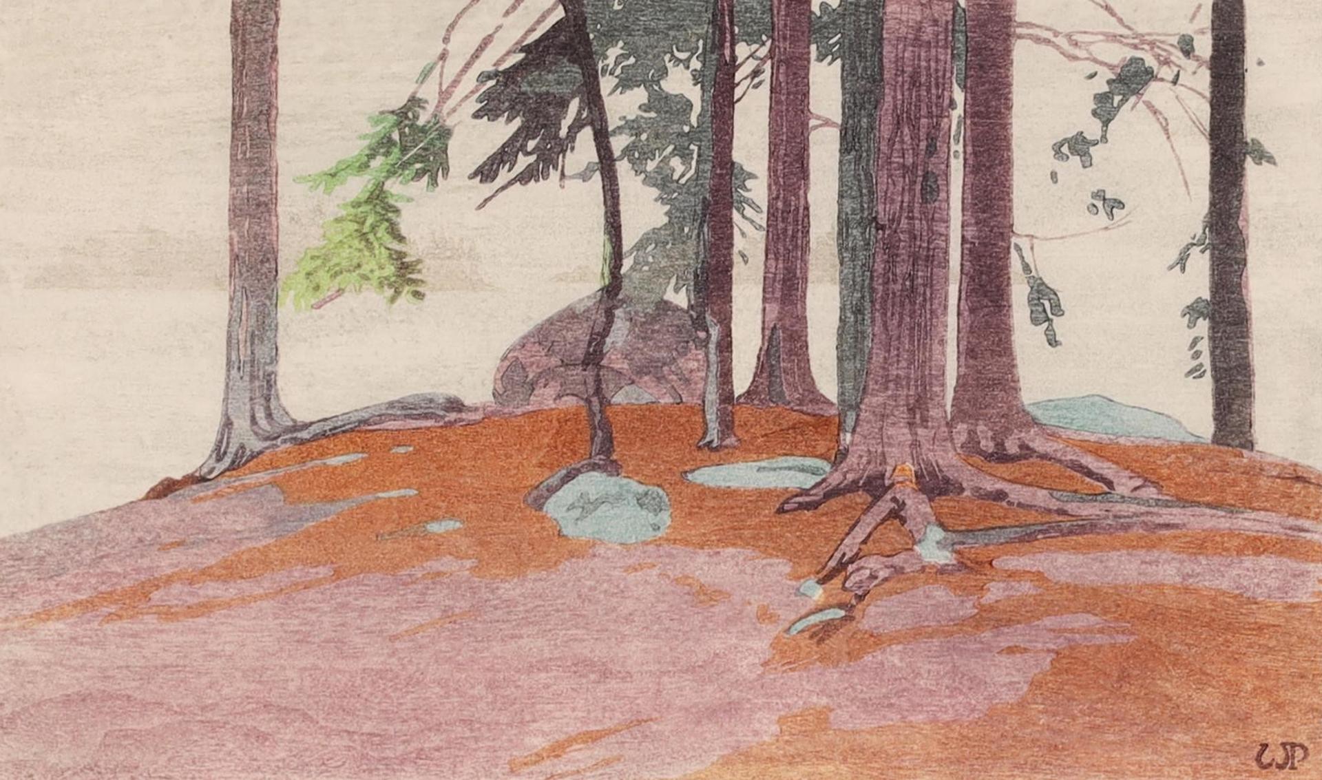 Walter Joseph (W.J.) Phillips (1884-1963) - Rain, Lake Of The Woods; 1927