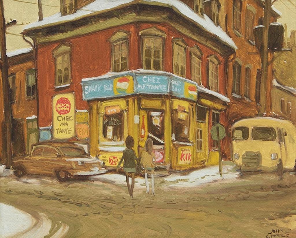 John Geoffrey Caruthers Little (1928-2024) - Chez Ma Tante, Fulford and Workman, St-Henri, Montreal