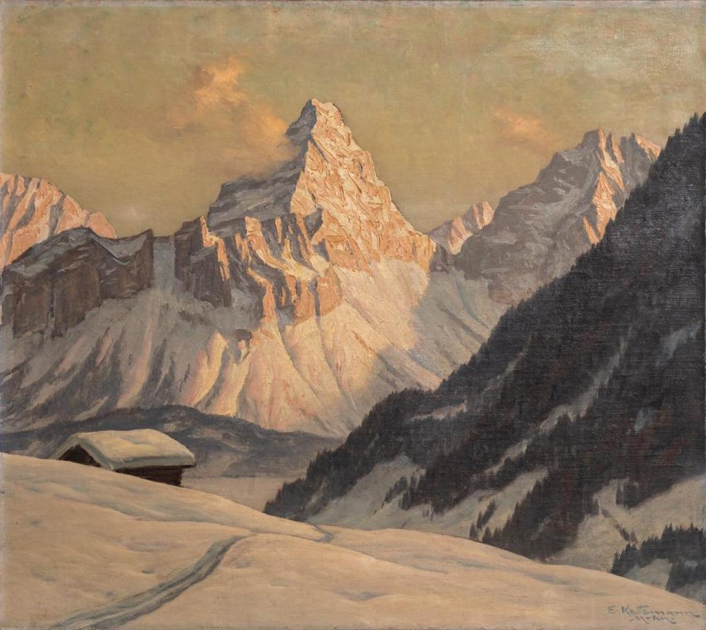 Erwin Kettemann (1897-1971) - Sonnenspitze Lermoos