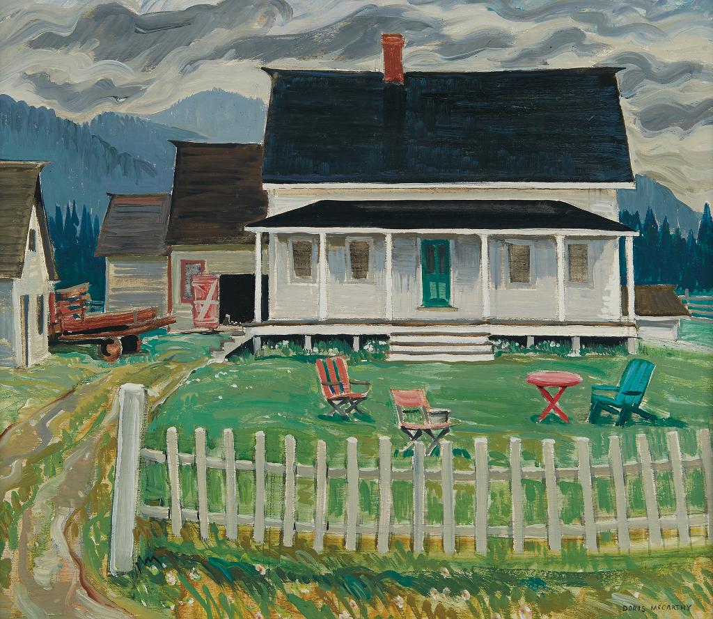 Doris Jean McCarthy (1910-2010) - WM Jean's House at Corner of the Beach