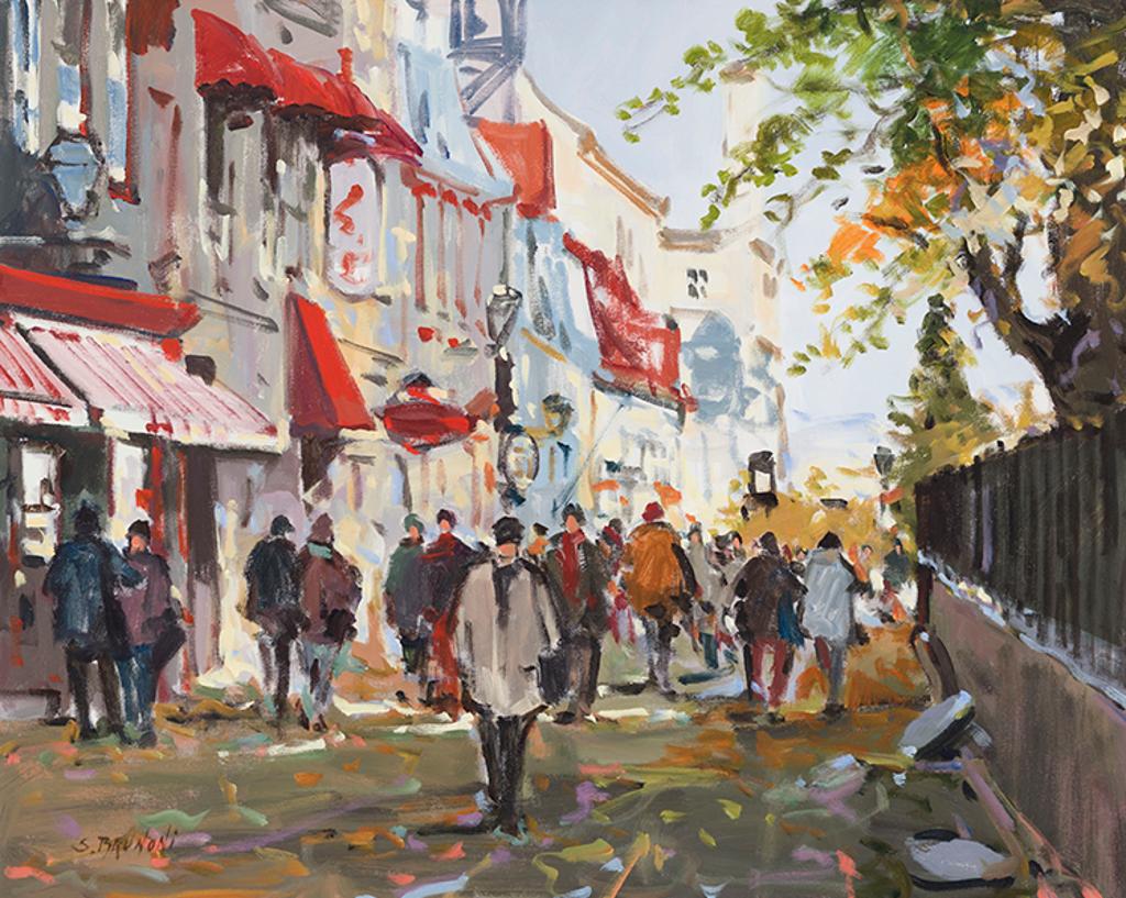 Serge Brunoni (1938-2020) - Québec, Rue St. Anne
