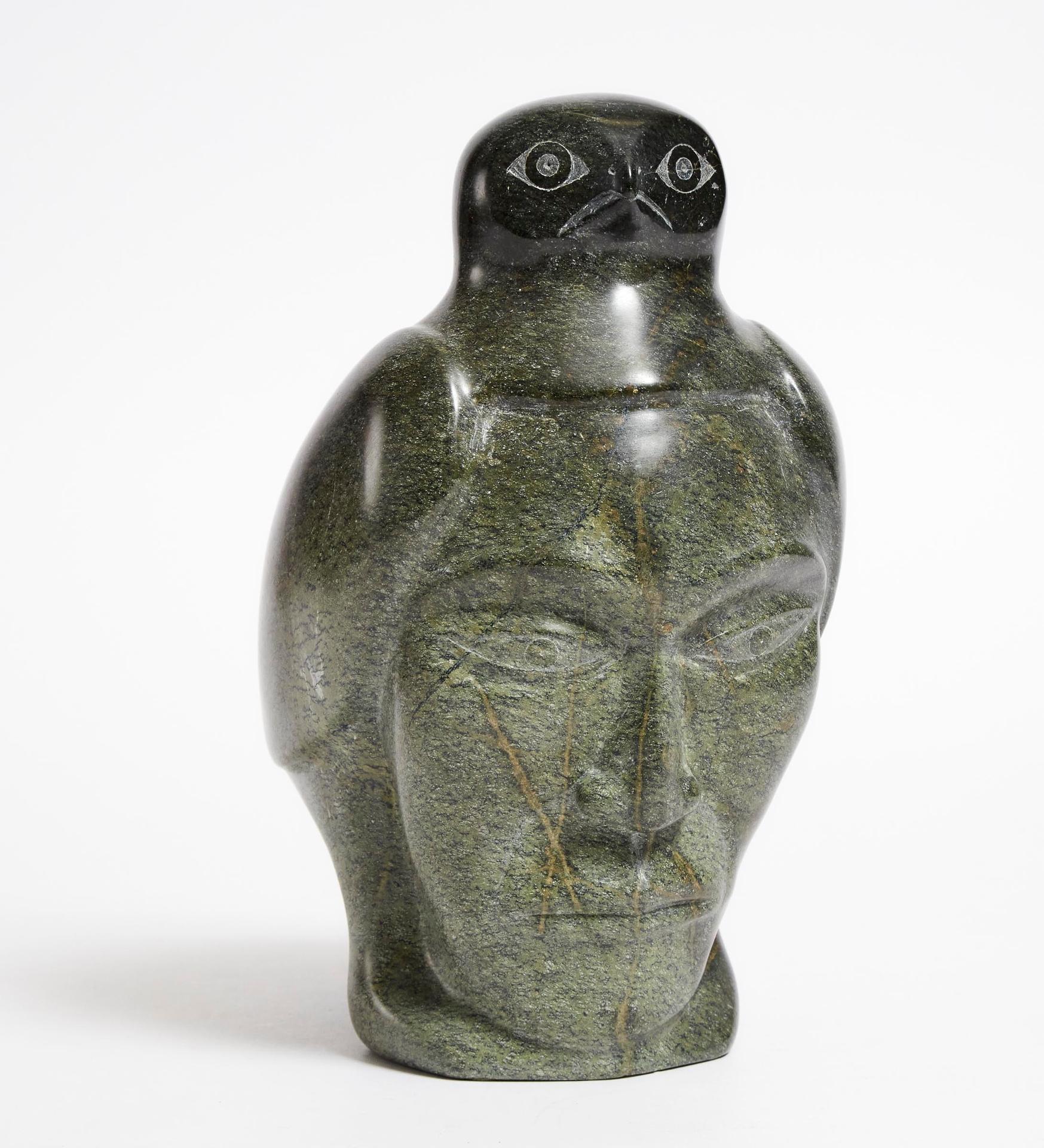 Jacobie Adamie (1938) - Head With Spirit Bird