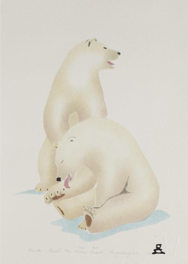 Andrew Qappik Karpik (1964) - Nanooks; Thirst Reflected