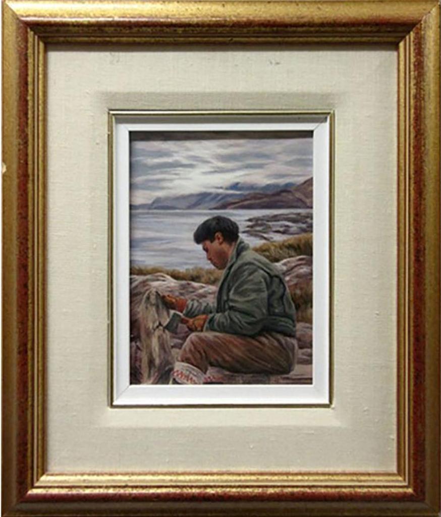 Anna T. Noeh (1926-2016) - Untitled (Man With Axe)