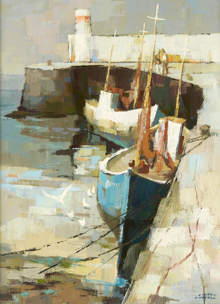 Hilton MacDonald Hassell (1910-1980) - Down by the Irish Sea (Skerries, Ireland)