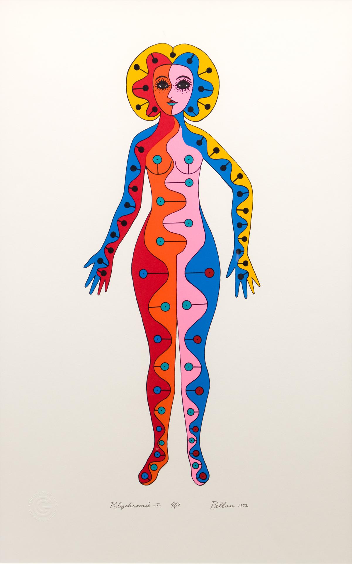 Alfred Pellan (1906-1988) - Polychromée-T, 1972