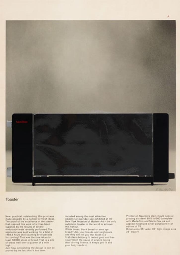Richard Hamilton (1922-2011) - Toaster