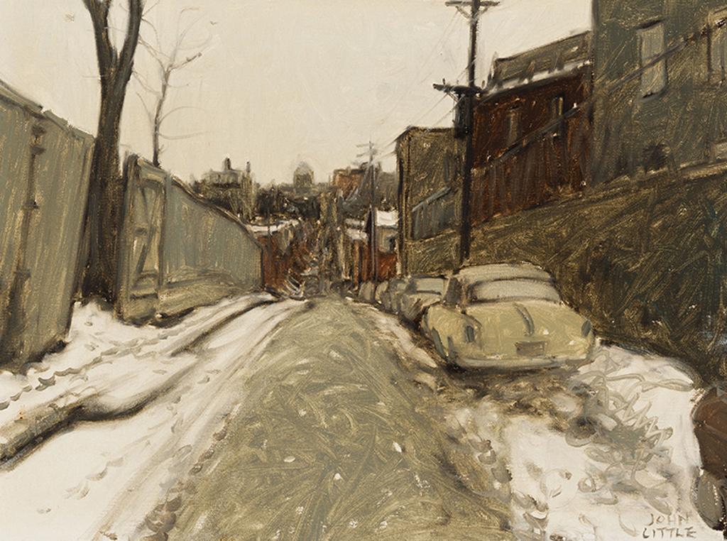 John Geoffrey Caruthers Little (1928-2024) - Legendary rue de Bullion d'autrefois, Montreal