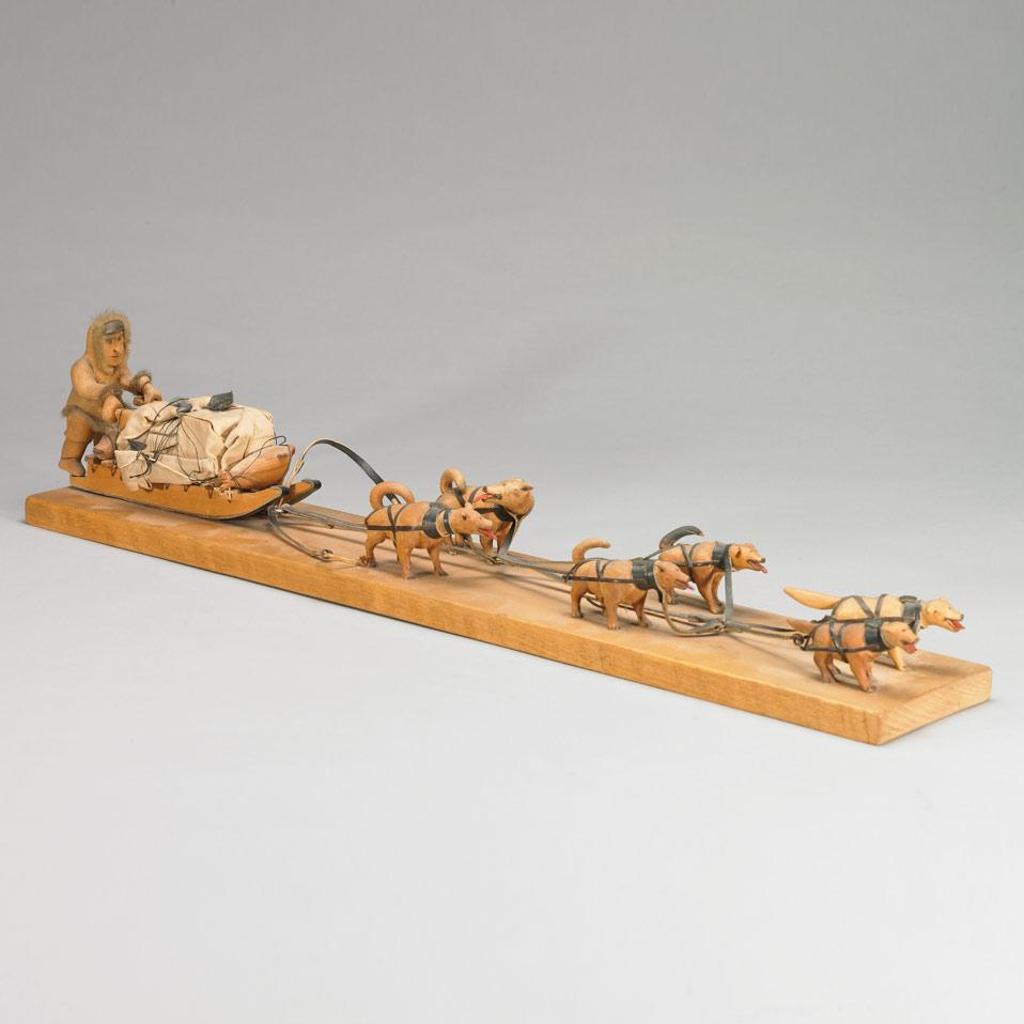 Krangun - Dog Team Pulling Hunter On Komatik