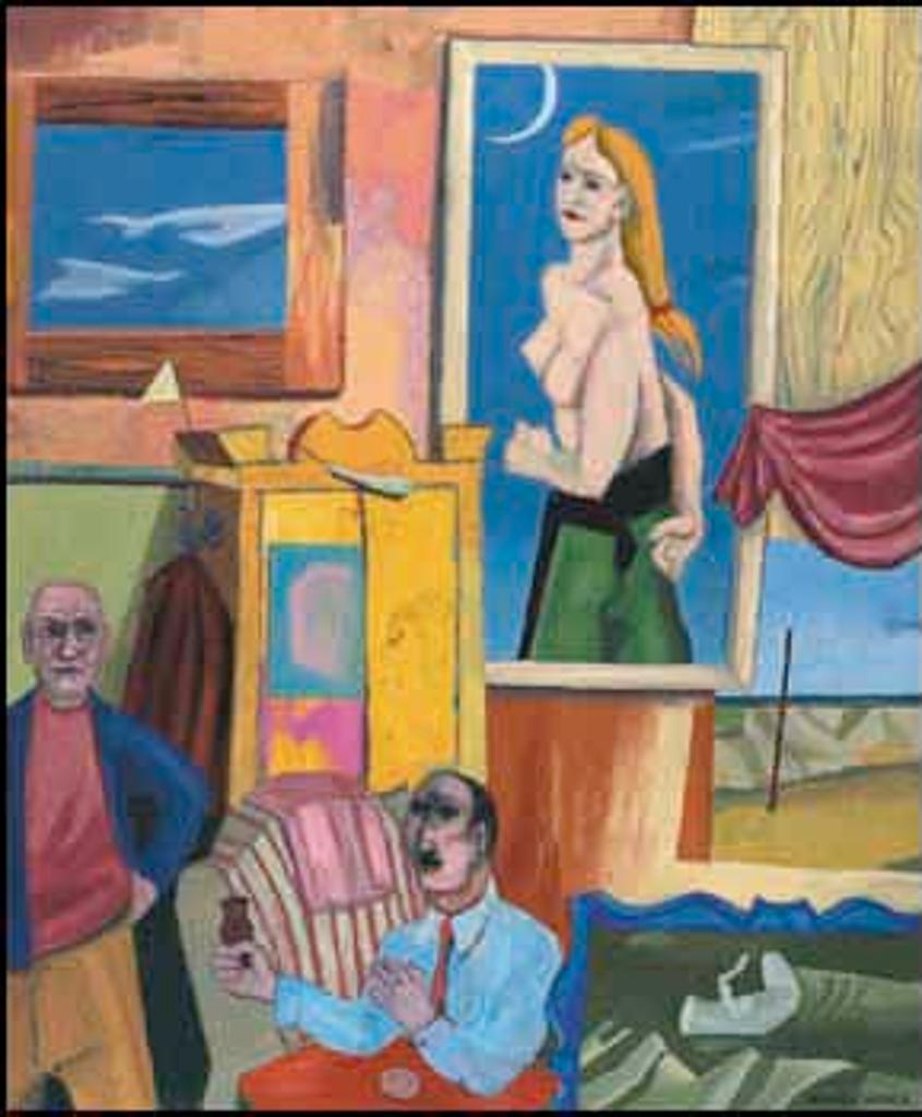 Maxwell Bennett Bates (1906-1980) - The Gamblers