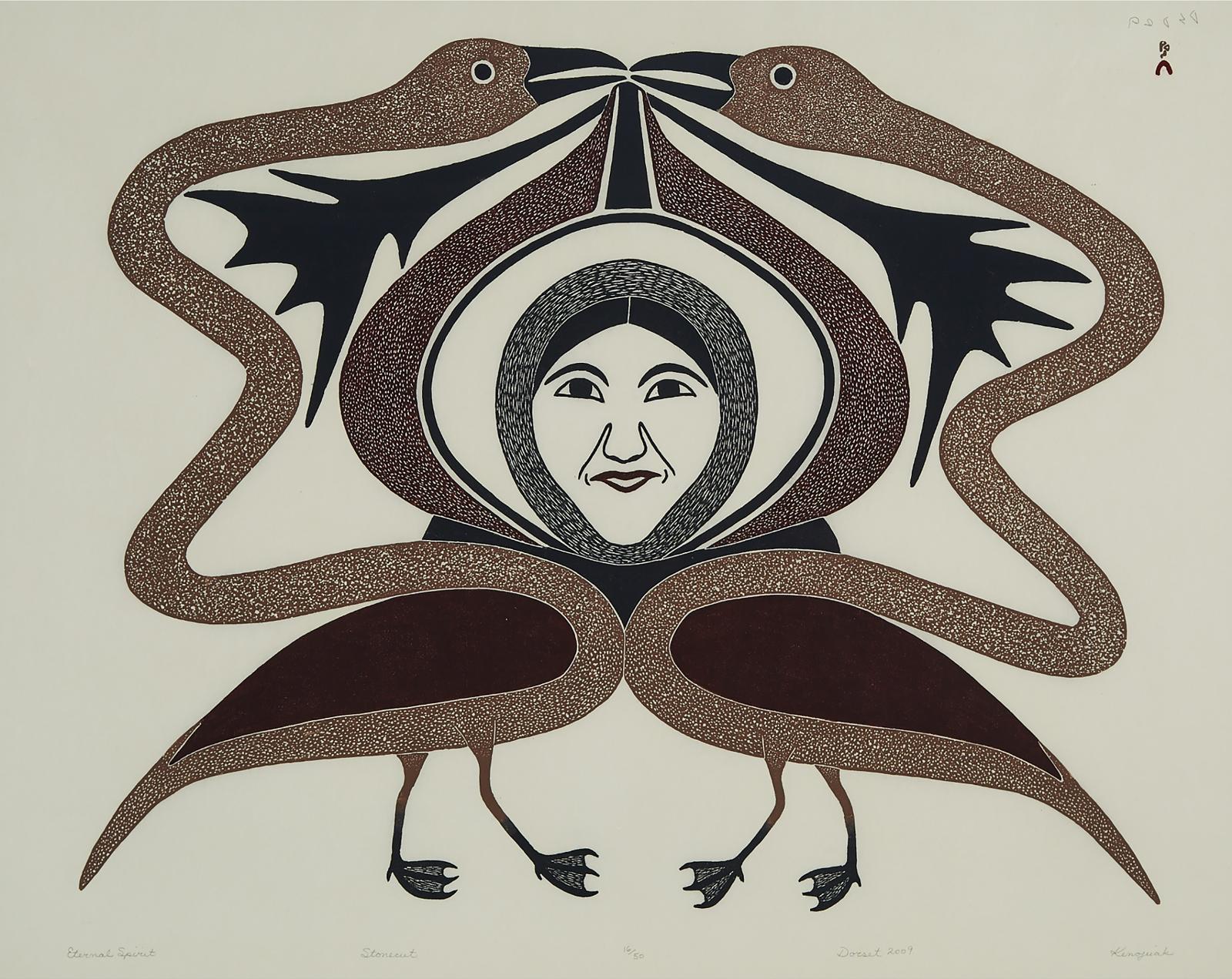 Kenojuak Ashevak (1927-2013) - Eternal Spirit
