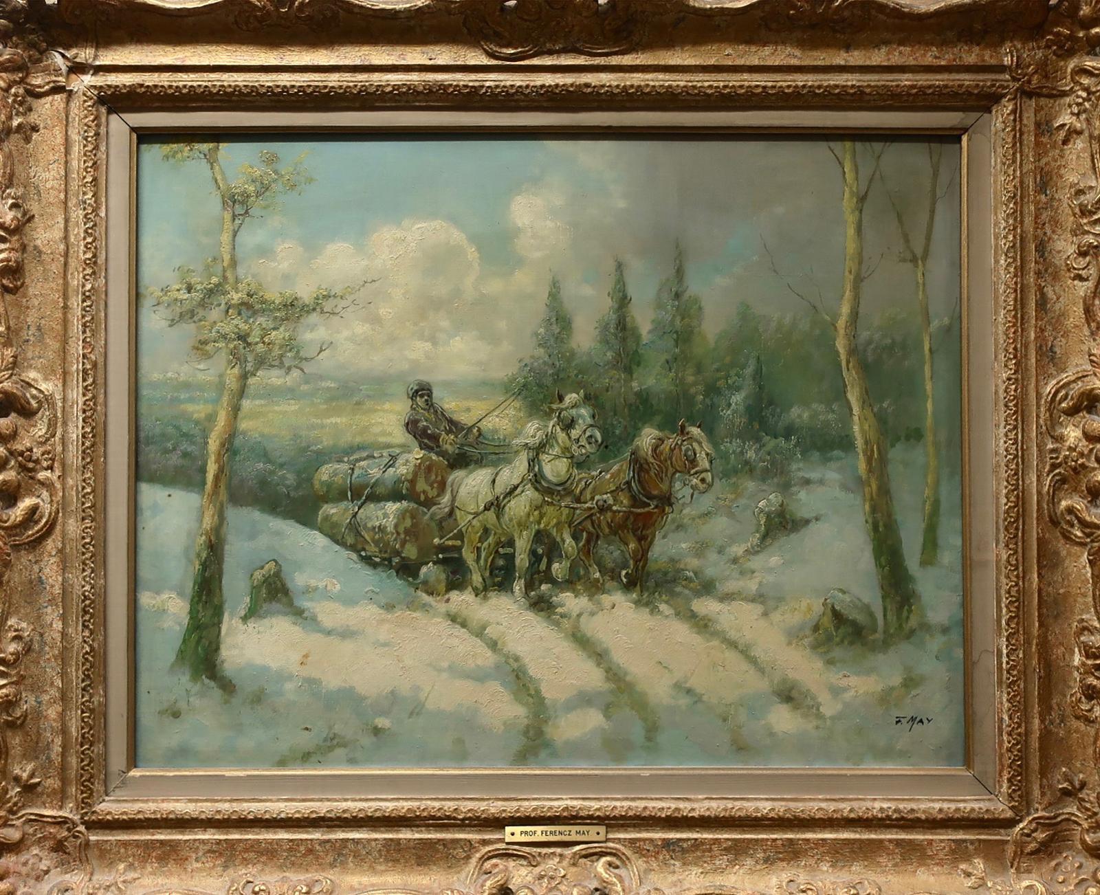 Prof. Fernecz May - Hauling Logs In Winter
