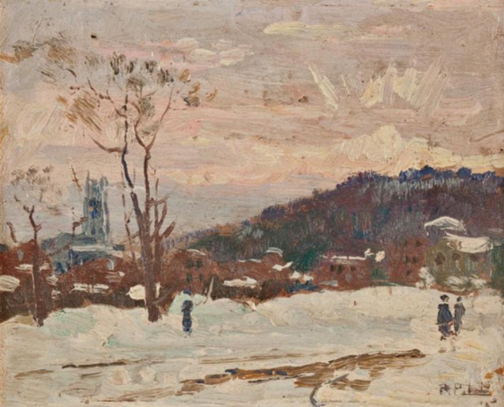 Robert Wakeham Pilot (1898-1967) - Winter Sunrise, St. Georges Church