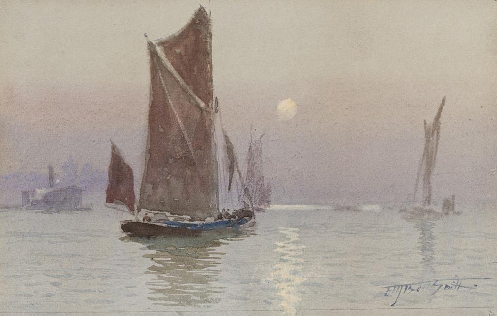 Frederic Martlett Bell-Smith (1846-1923) - The Thames at Dusk