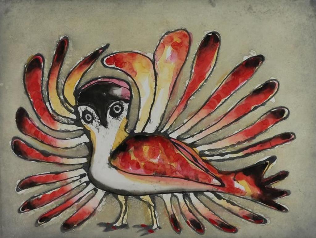 Kenojuak Ashevak (1927-2013) - Enchantment; 2011