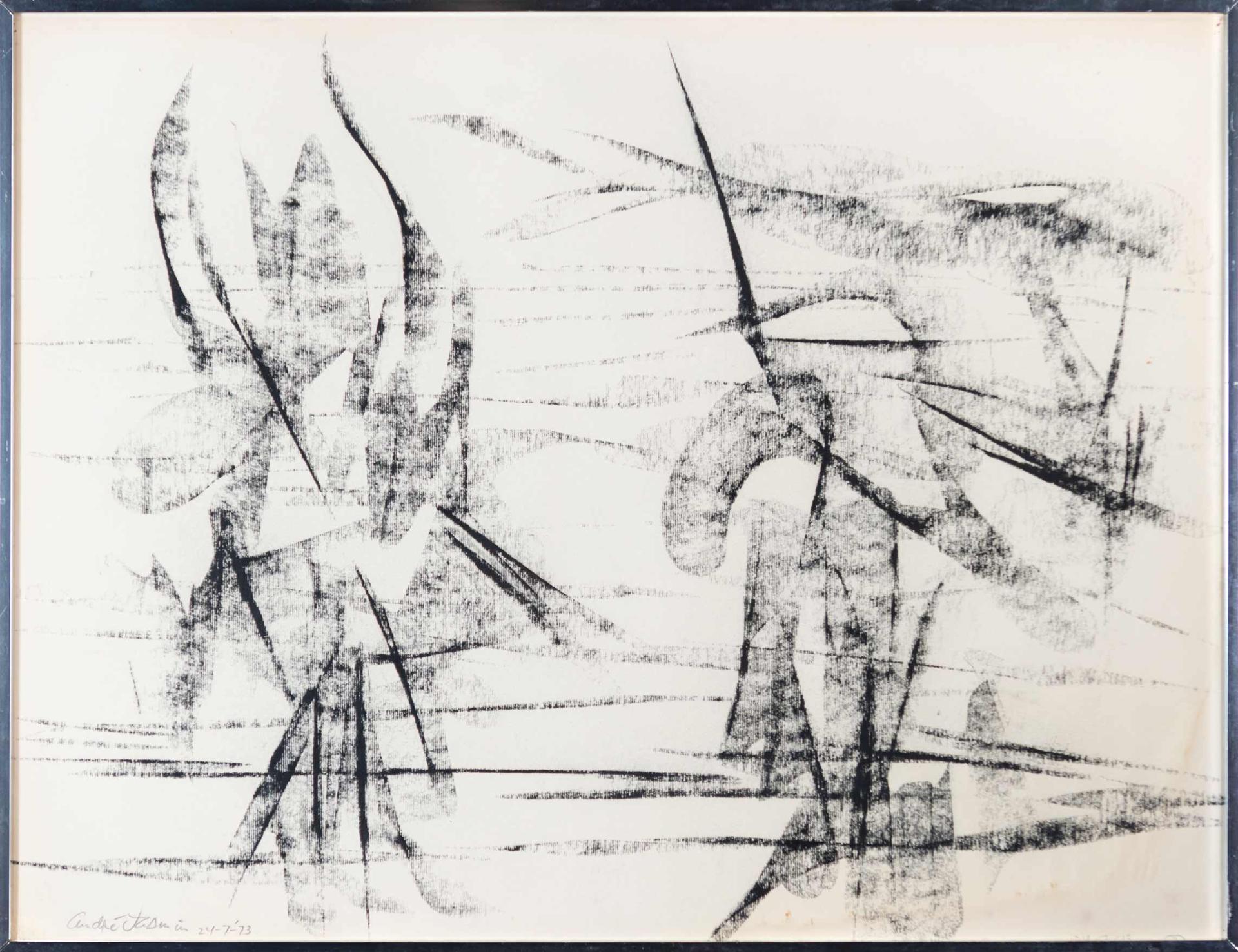 André Jasmin (1922-2020) - La parade du vicking, 1973